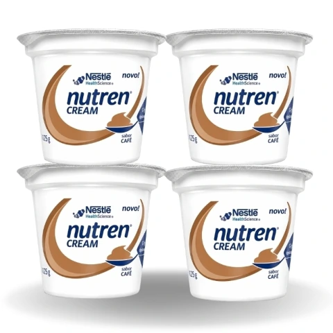 Nutren Cream Café 125G Copo Kit Com 4