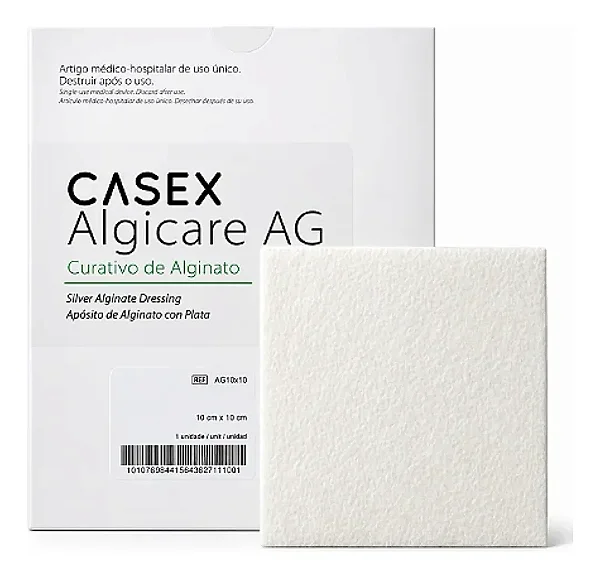 Casex Algicare -AG Com Prata 10cm x 10cm Cada Unidade