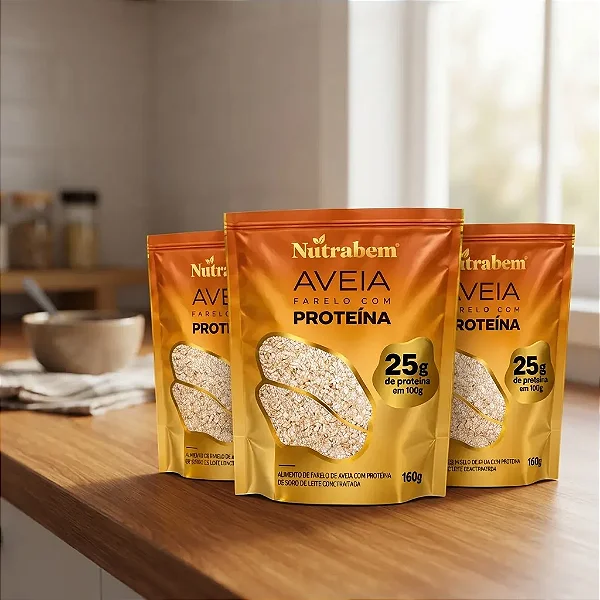 Farelo de Aveia com Proteína 160g -NutraBem