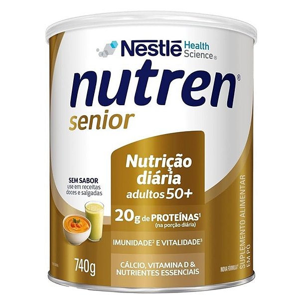 Nutren Senior Pó Sem sabor - 740g