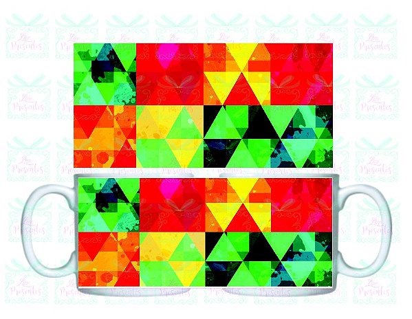 Caneca desenho abstrato