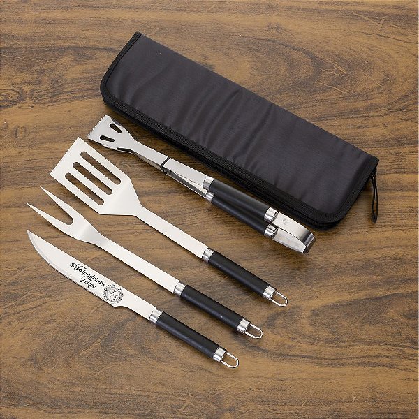 10 kit churrasco personalizado para padrinhos de casamentos