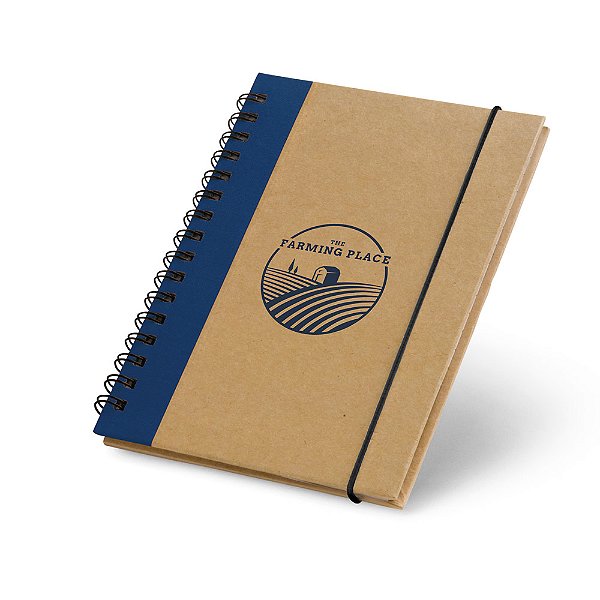 50 Caderno A6 de capa dura em cartão, com páginas lisas recicladas 93428
