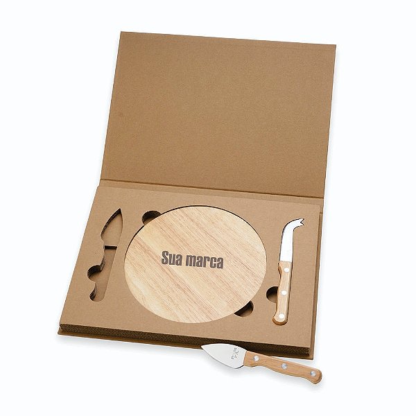 10 Kits Queijo 3 Peças personalizados 08222
