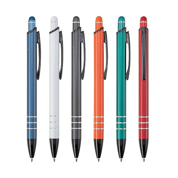 100 Canetas Metal Touch personalizadas 08161TD