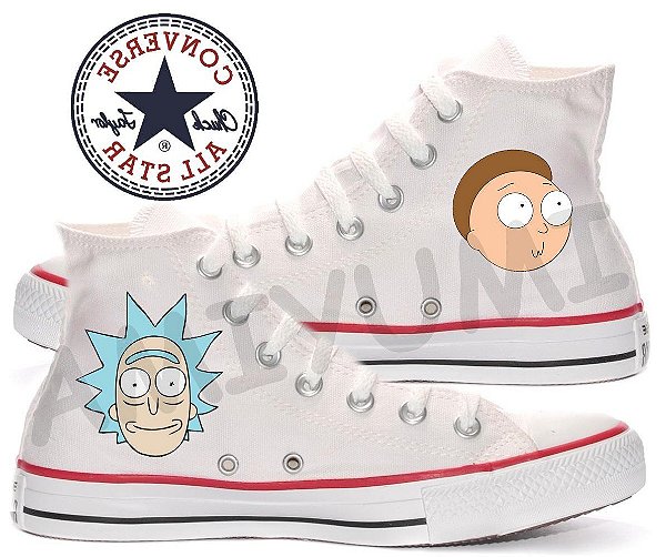All Star Rick and Morty Converse CT Core Tênis Customizado - Amiyumi Store
