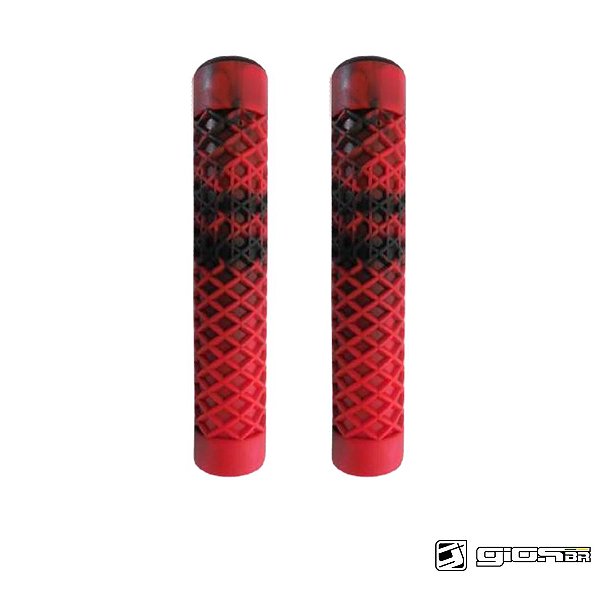 MANOPLA GIOS WAFFLE VERMELHO COM PRETO 150MM TIPO VANS