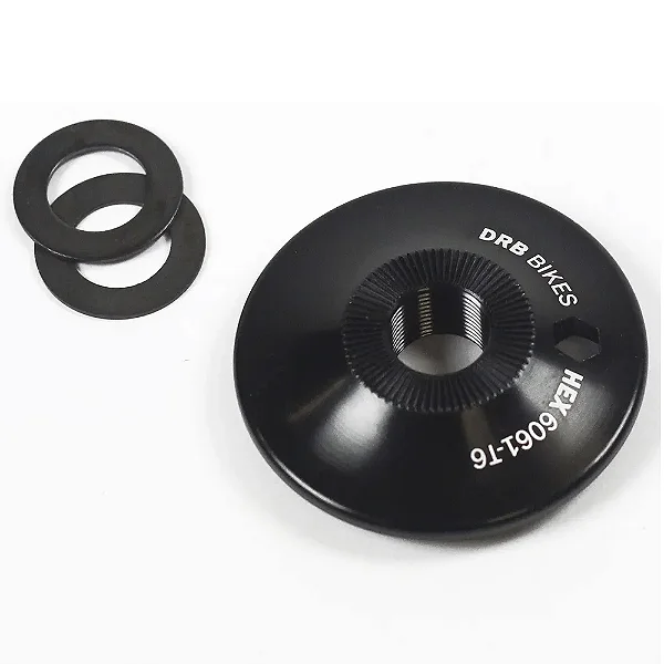 PROTETOR DE CUBO DIANTEIRO DRB BIKES HEX PRETO