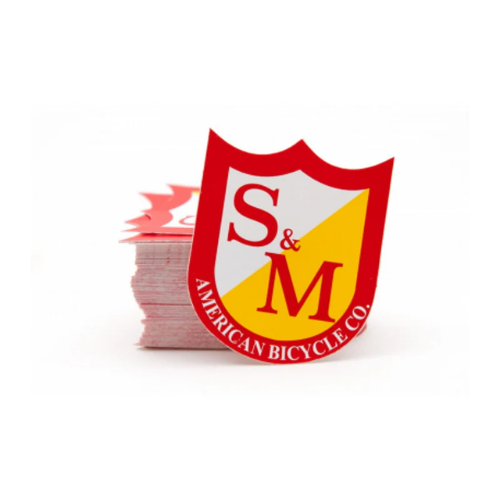 ADESIVO SM BIKES AMARELO LOGO GRANDE UNIDADE