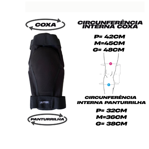 JOELHEIRA RUN BMX TAMANHO M - PAR