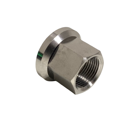 PORCA TITANIO BMX 14MM COM FLANGE - UNIDADE