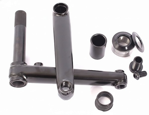 PEDIVELA GTA 48 ESTRIAS STREET PRETO RHD E LHD EIXO 22MM COM ROLAMENTO