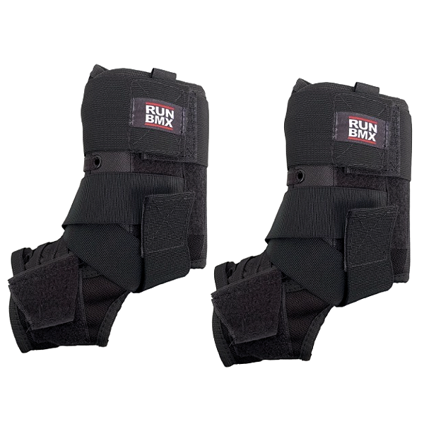 TORNOZELEIRA RUN BMX TAMANHO P PRETA - PAR