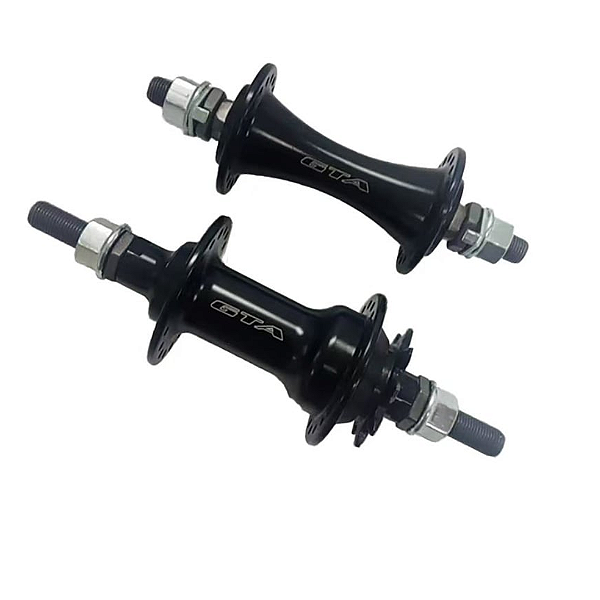 CUBO TRASEIRO K7 E DIANTEIRO GTA BMX RHD PRETO 9 DENTES EIXO 10MM