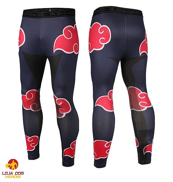 calça legging heróis akatsuki