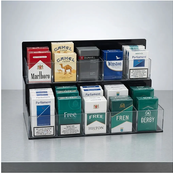 Expositor de Cigarros em Acrilico PRETO