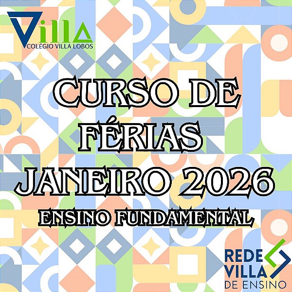 Curso de Férias - FUNDAMENTAL - Janeiro 2026