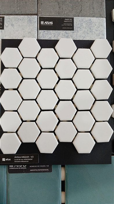 Pastilha de Porcelana Hexagonal - M-6249 - Artico