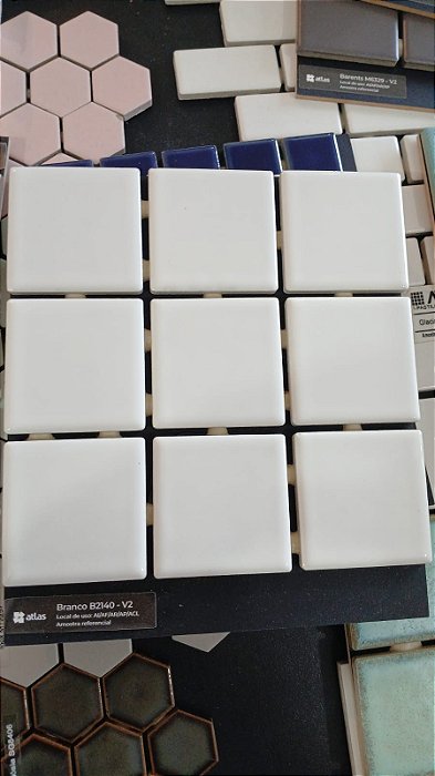 Pastilha - 5X5 - B -2140 - Branco - Atlas