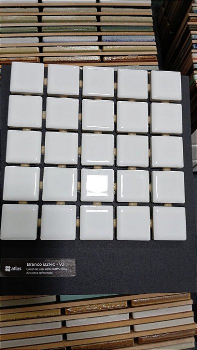 Pastilha Branco - 2,5X2,5 - B 2140 - Atlas
