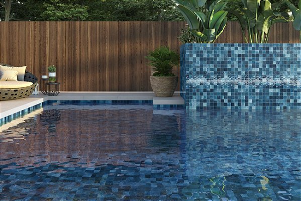 Revestimento - 7,5x7,5 - Noronha Mar Mesh BR - 8040055 - Eliane