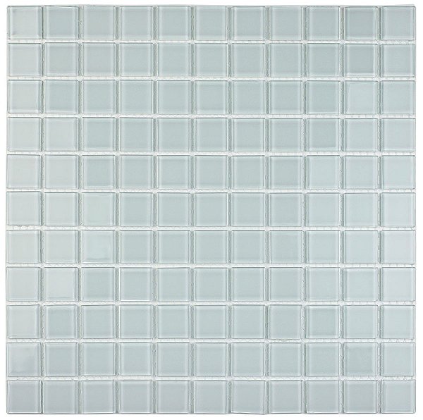 Pastilha Cristal  Branco - K2501 - 30x30cm Glass Mosaic