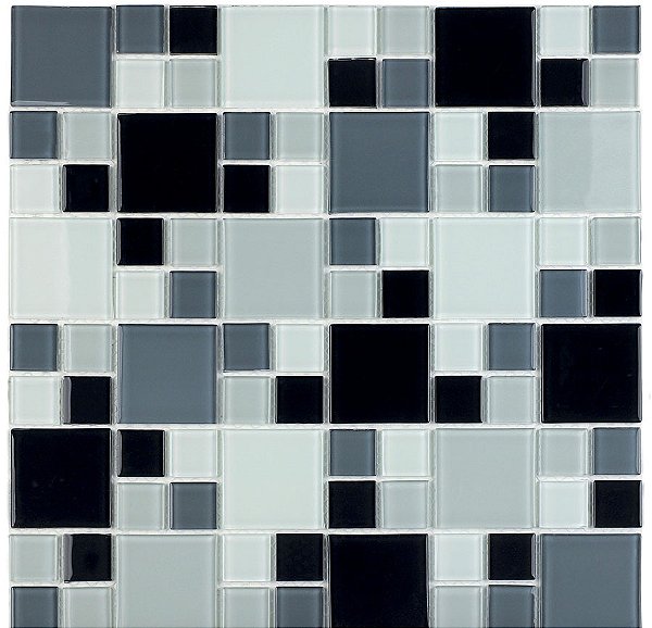 Pastilha K2412 - 30x30cm - Glass Mosaic