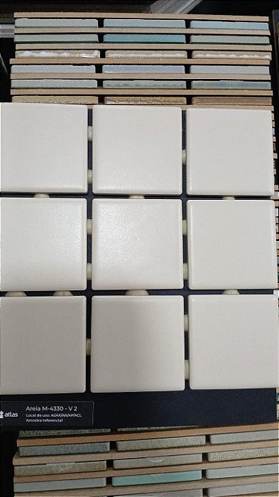 Pastilha 5x5 - M-4330 - Areia - Atlas