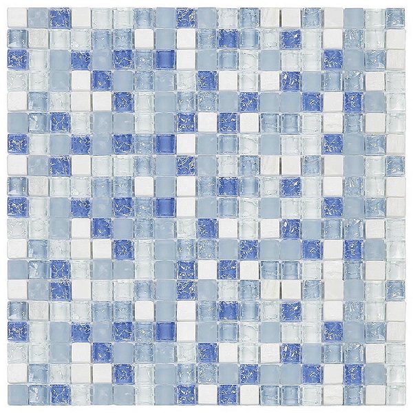 Pastilha Glass Stone - GS300 - 31x31cm - Glass Mosaic