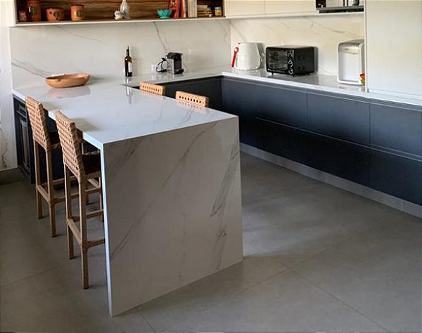 618 - Porcelanato Maxi Marble Calacatta 120x120cm - PO - Stato Dell Arte