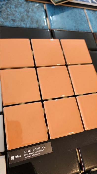 Pastilha de Porcelana 5x5 - CROMO - B 2153 - Atlas
