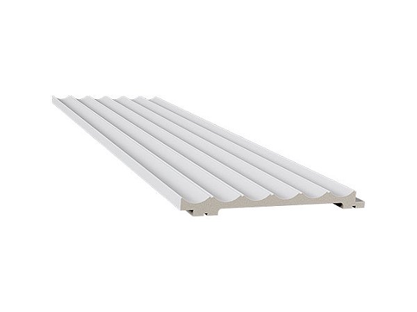 Revestimento de poliestireno Duna branco com 150mm de largura Santa Luzia - 230886