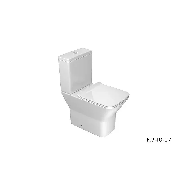 Kit Completo Deca Bacia com Caixa Acoplada Living Branco - KP.340.17 – Deca