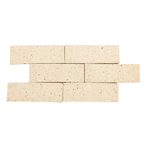 Tijolo Inglês - Brick - Agate TJI31 - 7,5 x 22,5 cm - Branco - Glass Mosaic
