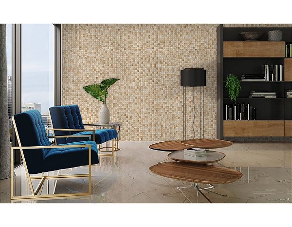 Revestimento - 35X65 - Mocca Gotas RET - 5002847A - Ceusa