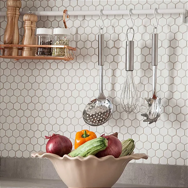 Pastilha de Porcelana Hexagonal 5x5 cm - M-6249 - Artico