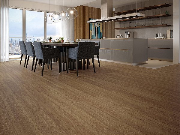 Piso Laminado Click Nature Freijó Puro - 7x187x1340 - Durafloor -10085581