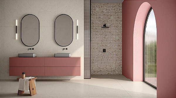 Porcelanato - 100X100 - Colonial Dream Be Nat RET - 5062560A - Ceusa