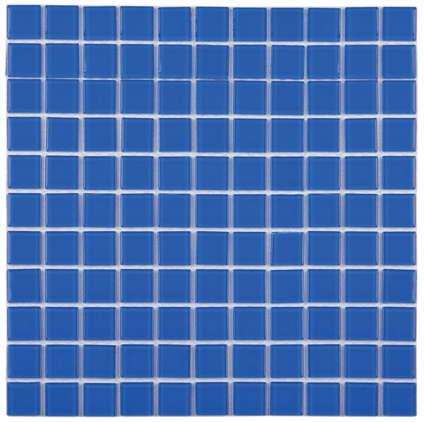 Pastilha Cristal Azul - K2504 - 30x30cm - Glass Mosaic
