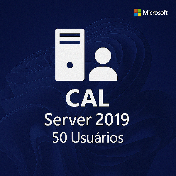Microsoft CAL Server 2019 (Acesso para Cliente) – 50 Usuários