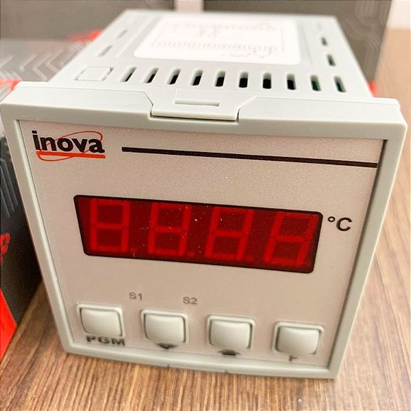 Controlador de temperatura digital INV-20201/J/RR - Inova - FOI SUBSTITUÍDO PELO INV-KB1-05-J-H