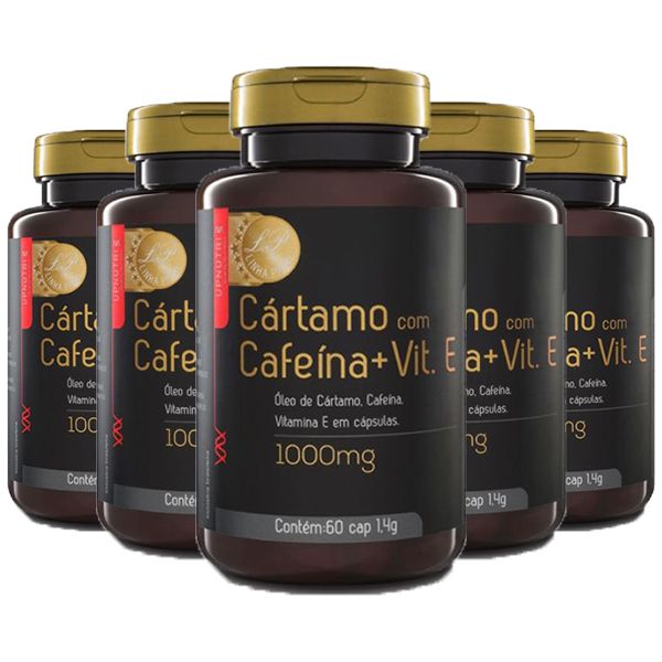 Kit Cártamo Com Cafeína e Vitamina E Upnutri Prime 300 Cáps