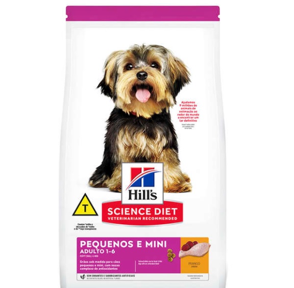 Ração Hills Cães Adultos Pedaços Pequenos Miniaturas 6kg