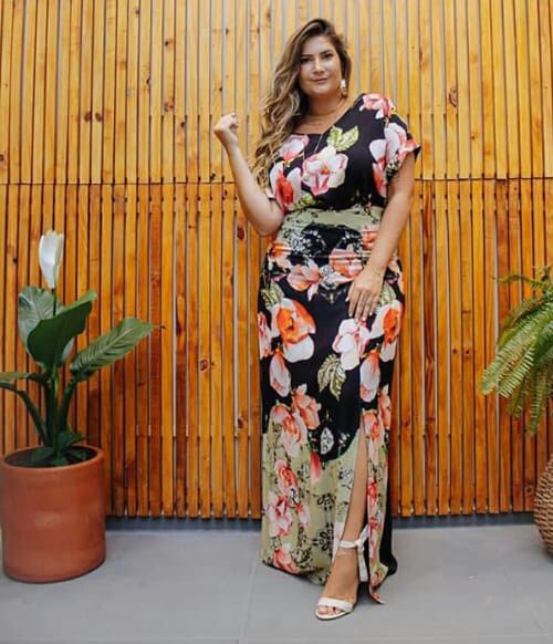 conjuntos de saia e blusa plus size