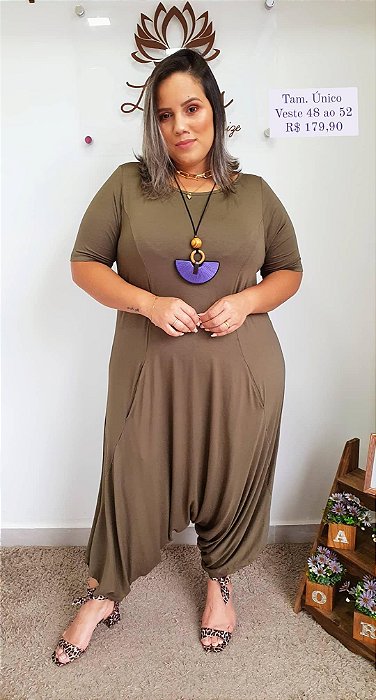 macacão saruel plus size
