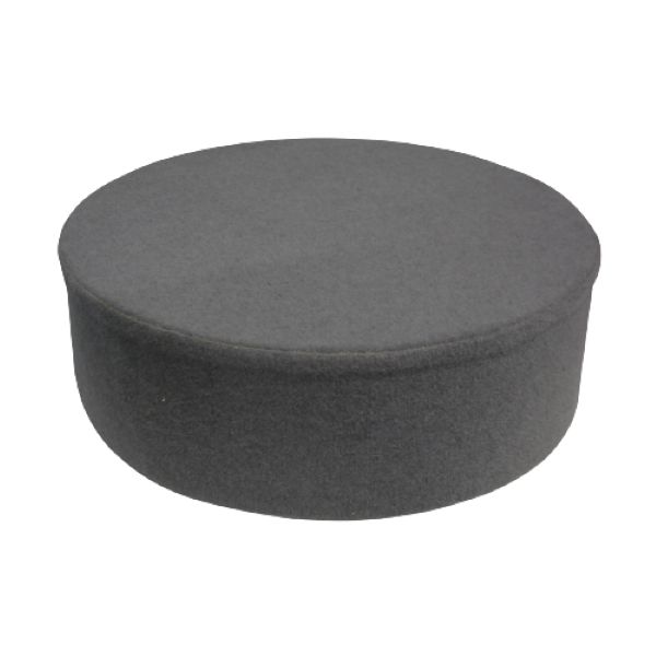 Expositor Redondo com Feltro PRETO 60 cm (d) x 20cm(A )- Pés ajustáveis - Suporta até 120 Kg -Pronta Entrega- Fazemos sob medida