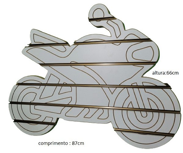 Painel canaletado slatwall em forma de MOTO - outras formas faça contato  (11) 94220-9117