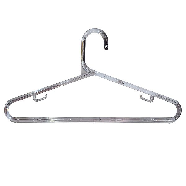 240 Cabides de acrilico tradicional  médio PREMIUM de alta resistência e durabilidade- 20cm (A) x 40cm (L) x 1cm (diâmetro). Pronta entrega