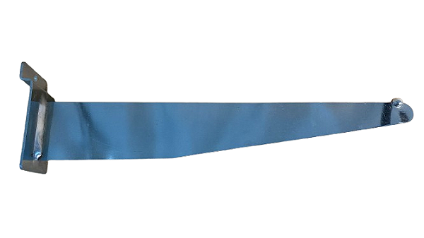 30 Suporte faca / mão francesa esfera luxo p/ prateleira - Base p/ Painel Canaletado Ou Base p/ parede- 20cm, 25cm, 30cm e 35 cm - Cromado - Código: 00000126