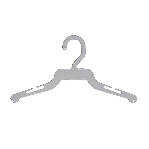 300 Cabide bebê e pet loja ultra fino, ideal para roupas delicadas. Cores: branco, preto ou prata. Medidas: 14x25cm, espessura 3mm- Pronta entrega